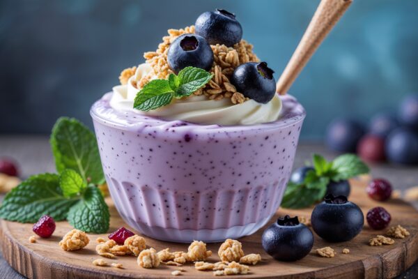 Cicipi Frozen Yogurt Blueberry Madu – Dingin-Dingin Manis yang Bikin Ketagihan