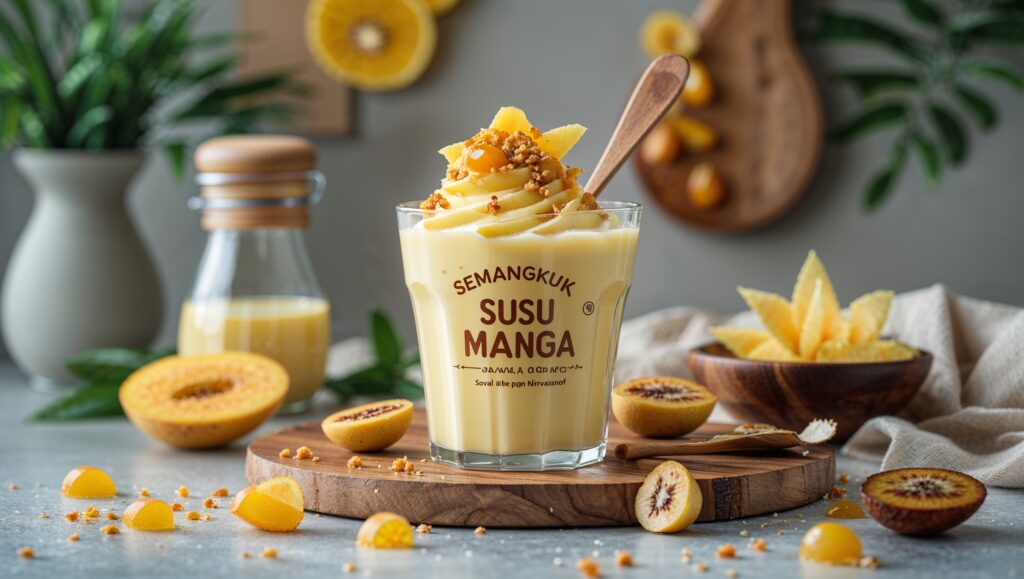 Kami Sajikan Puding Susu Mangga Lembut yang Lumer Dingin di Mulut